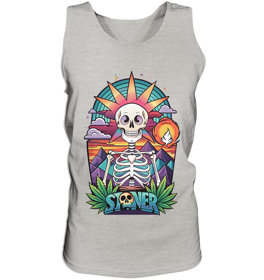 Color Stoner Skeleton - Gentlemen Tank-Top