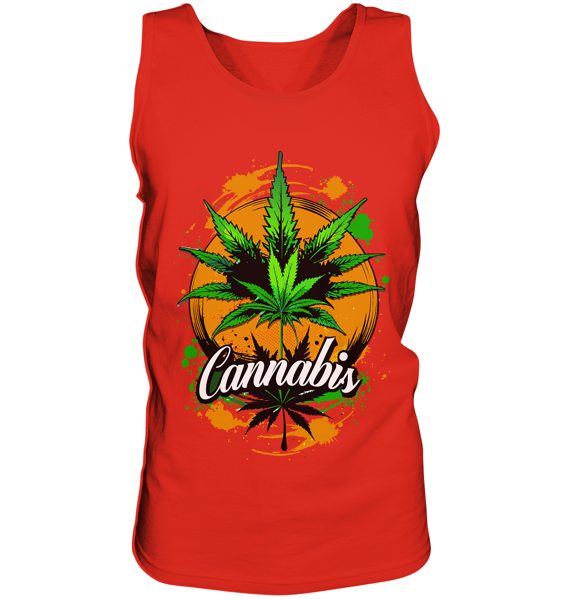 Orange Cannabis - Gentlemen Tank-Top