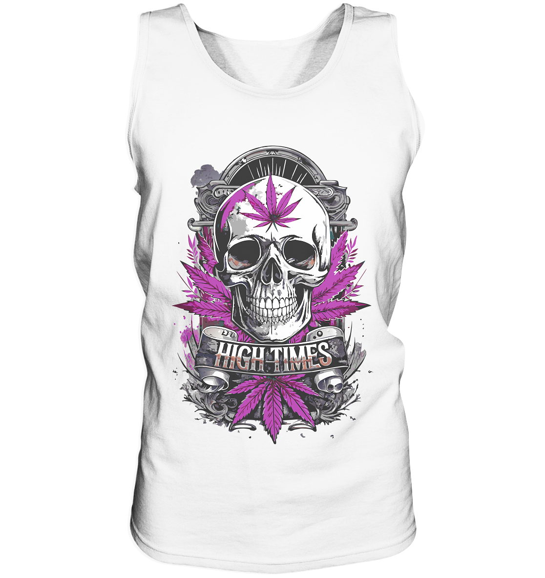 High Times Skull Purple - Gentlemen Tank-Top