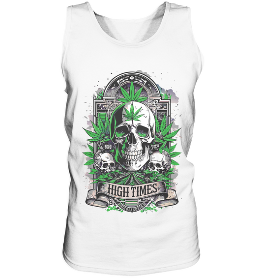 High Times Skull Green - Gentlemen Tank-Top