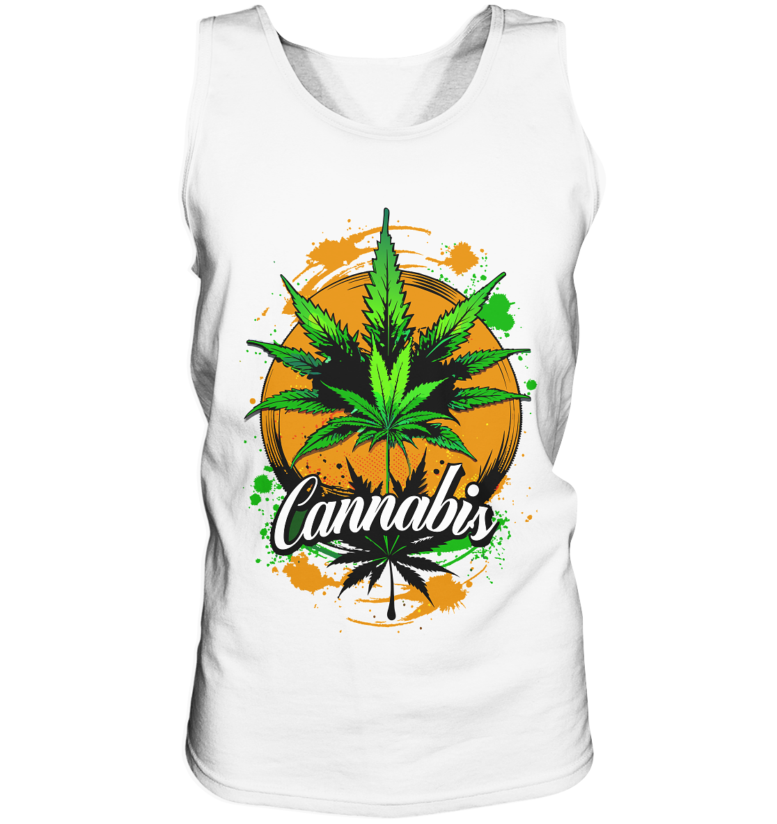 Orange Cannabis - Gentlemen Tank-Top