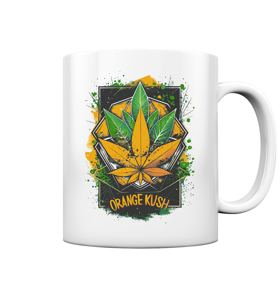 Orange Kush - Tasse glossy