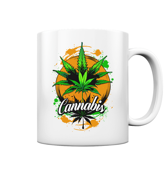 Orange Cannabis - Tasse glossy