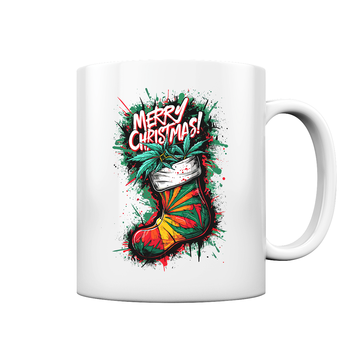 Christmas Boots - Tasse glossy