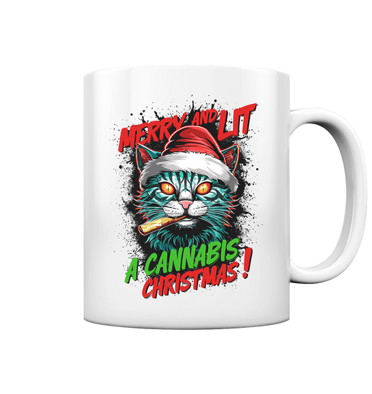 Cannabis Christmas - Tasse glossy