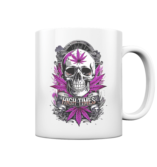 High Times Skull Purple - Tasse glossy