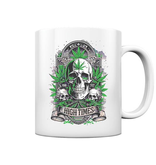 High Times Skull Green - Tasse glossy