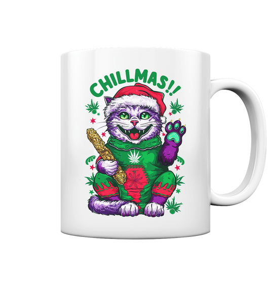 Chillmas Cat - Tasse glossy