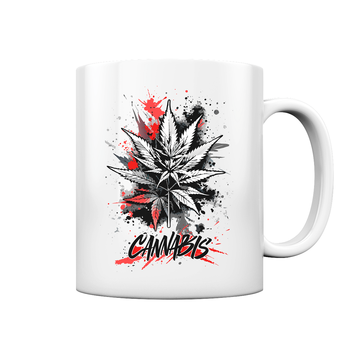 Red Cannabis - Tasse glossy