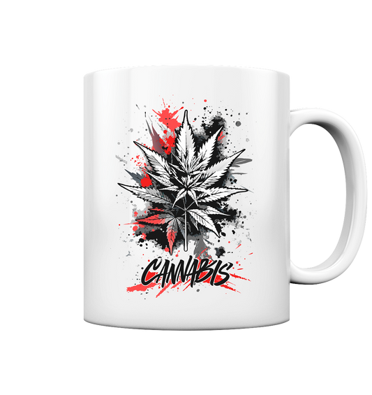 Red Cannabis - Tasse glossy