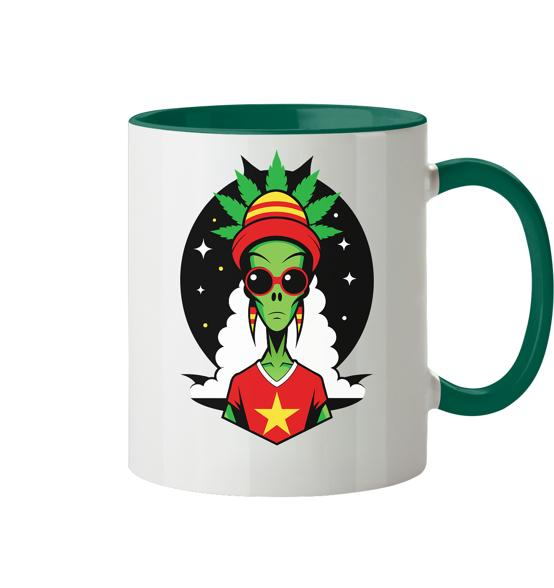 Alien - Tasse zweifarbig