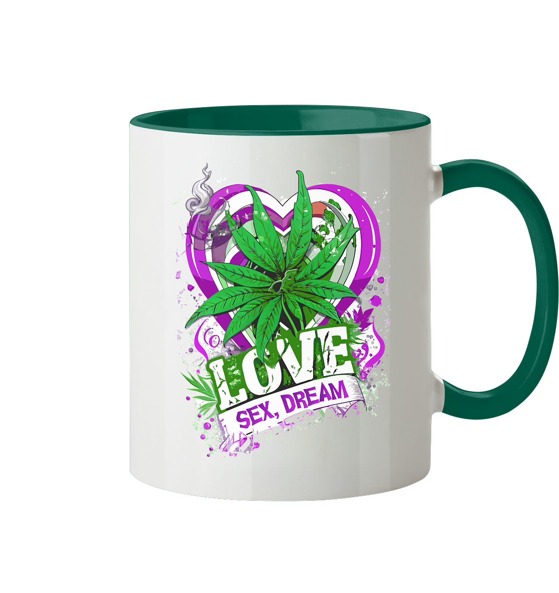 Love S#X Dream - Tasse zweifarbig