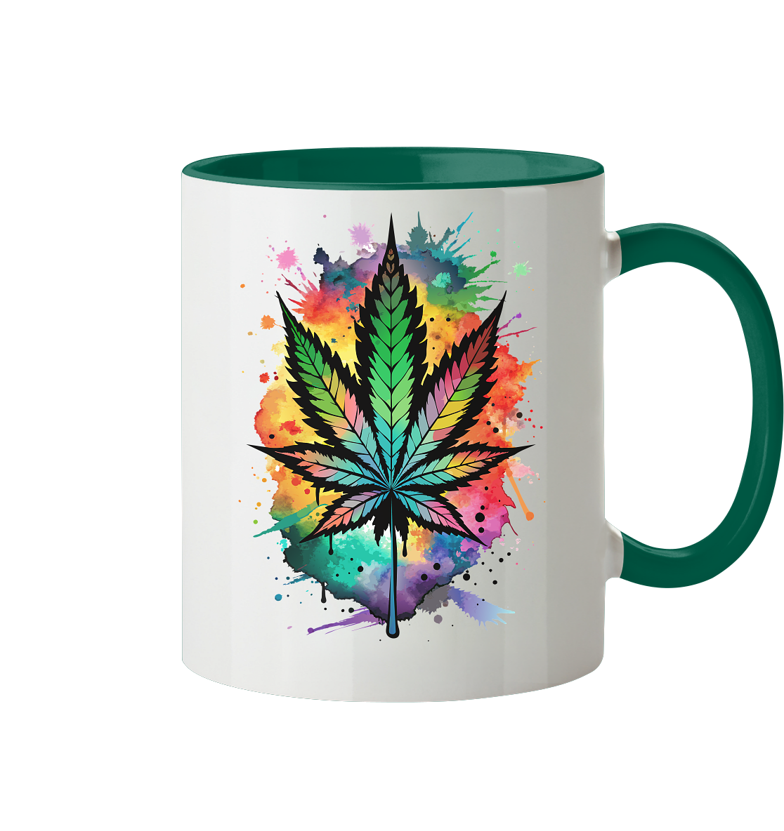 Color Leaf - Tasse zweifarbig