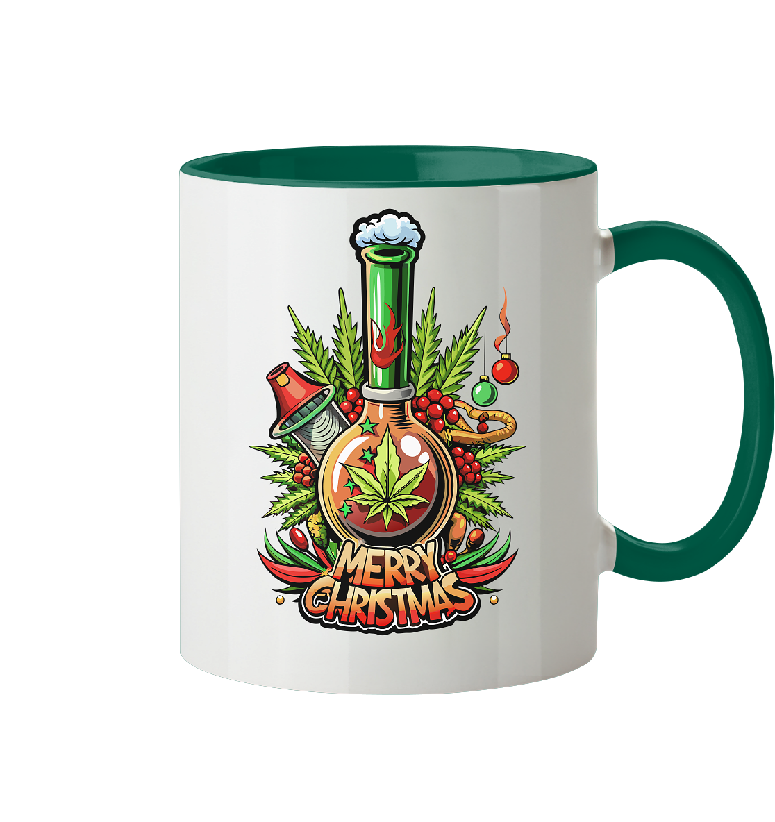 Bong Christmas - Tasse zweifarbig