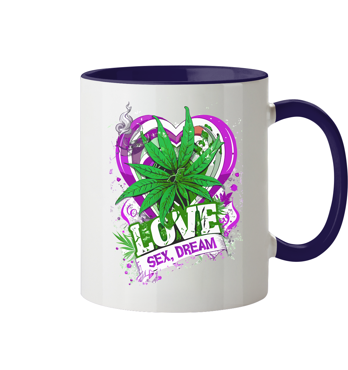 Love S#X Dream - Tasse zweifarbig