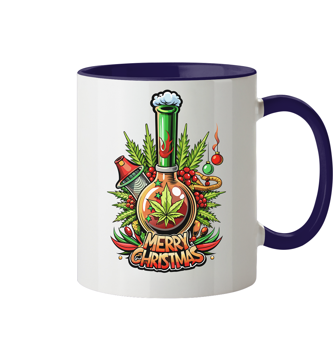 Bong Christmas - Tasse zweifarbig