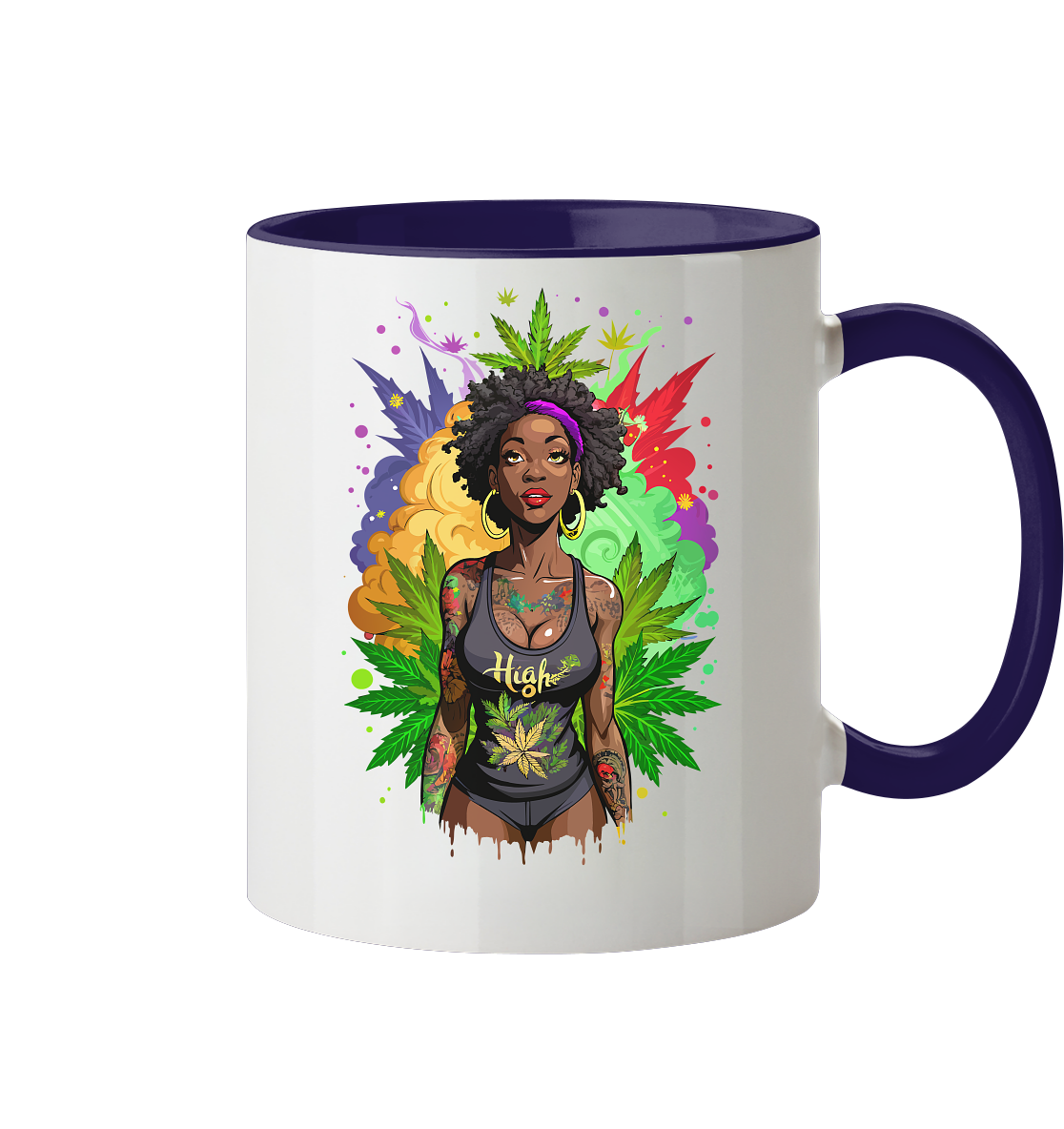 High Girl - Tasse zweifarbig