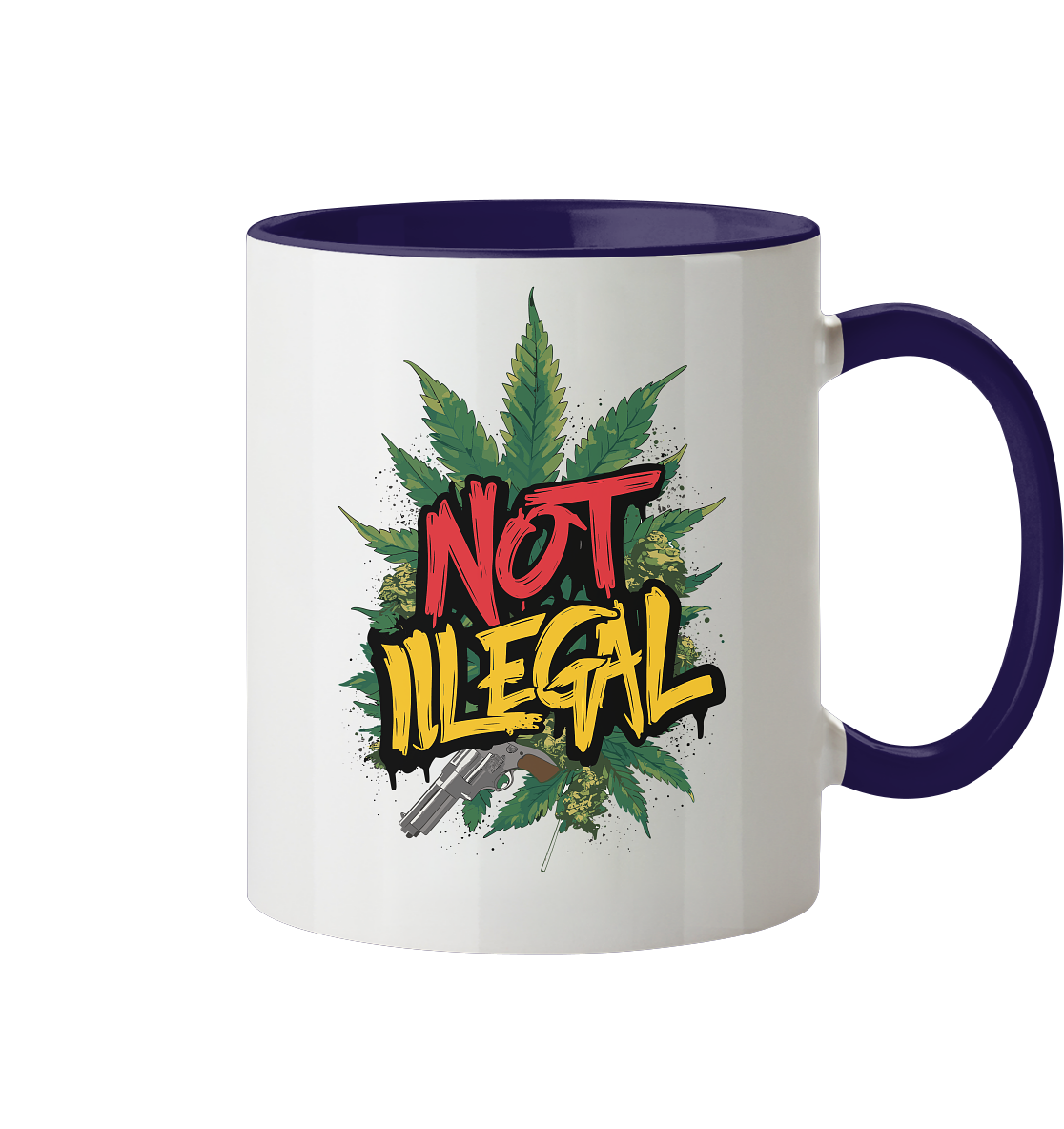 Not Illegal - Tasse zweifarbig