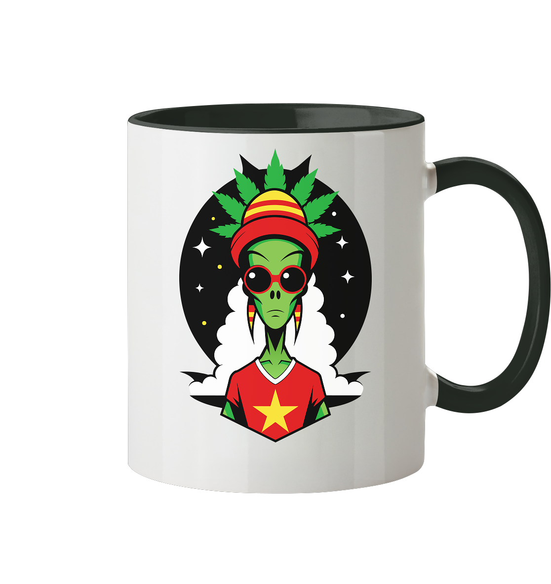 Alien - Tasse zweifarbig