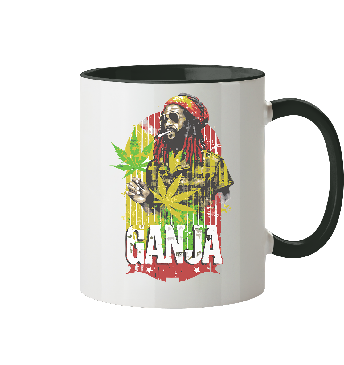 Ganja - Tasse zweifarbig