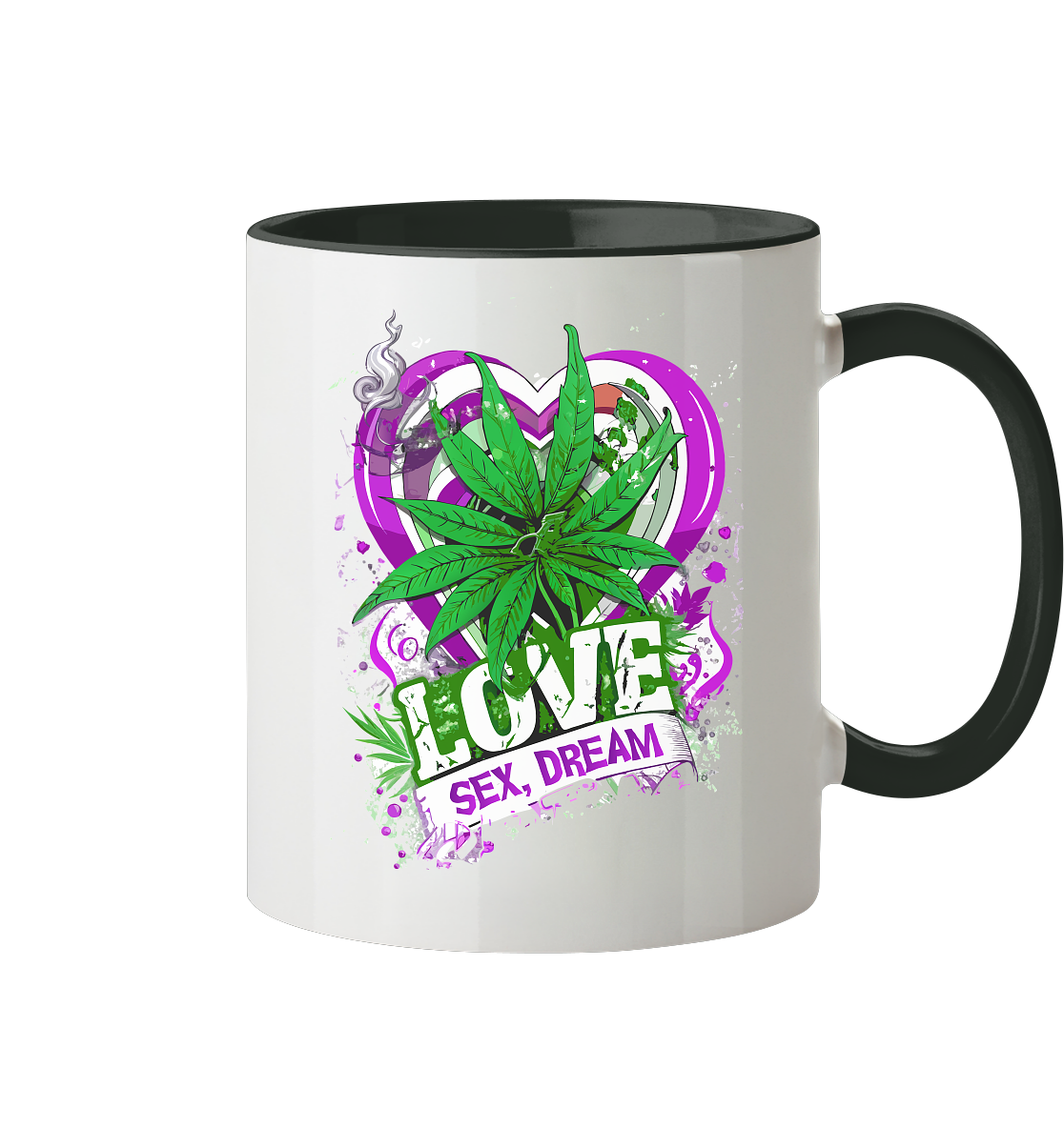 Love S#X Dream - Tasse zweifarbig