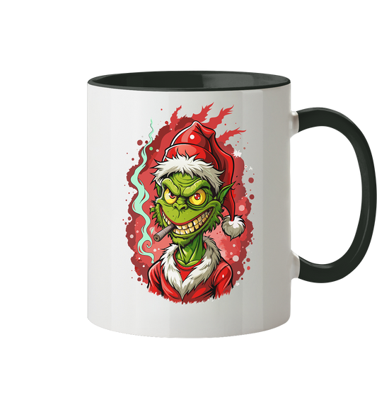 Angry Grinch - Tasse zweifarbig
