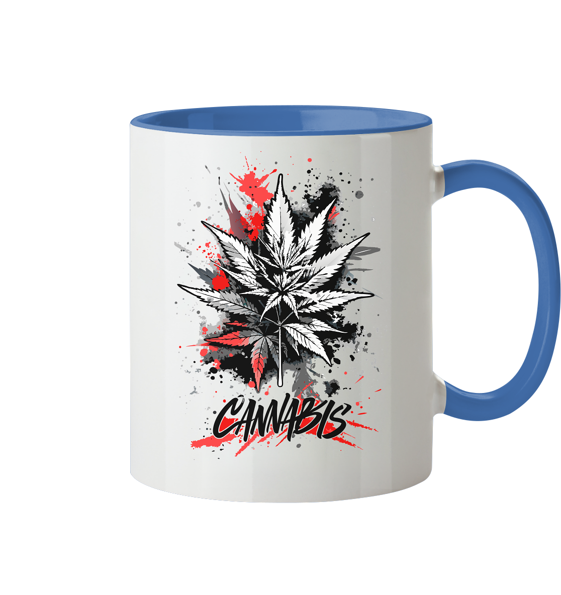 Red Cannabis - Tasse zweifarbig