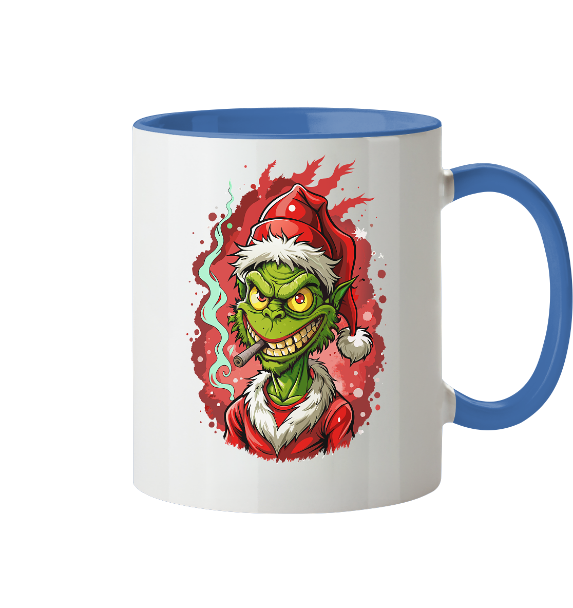 Angry Grinch - Tasse zweifarbig