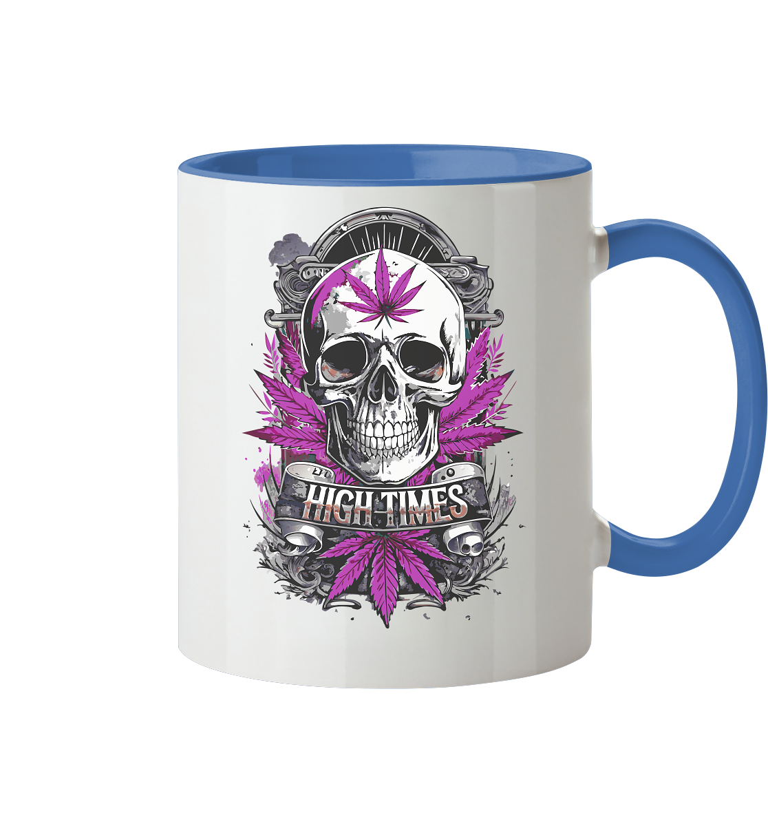 High Times Skull Purple - Tasse zweifarbig