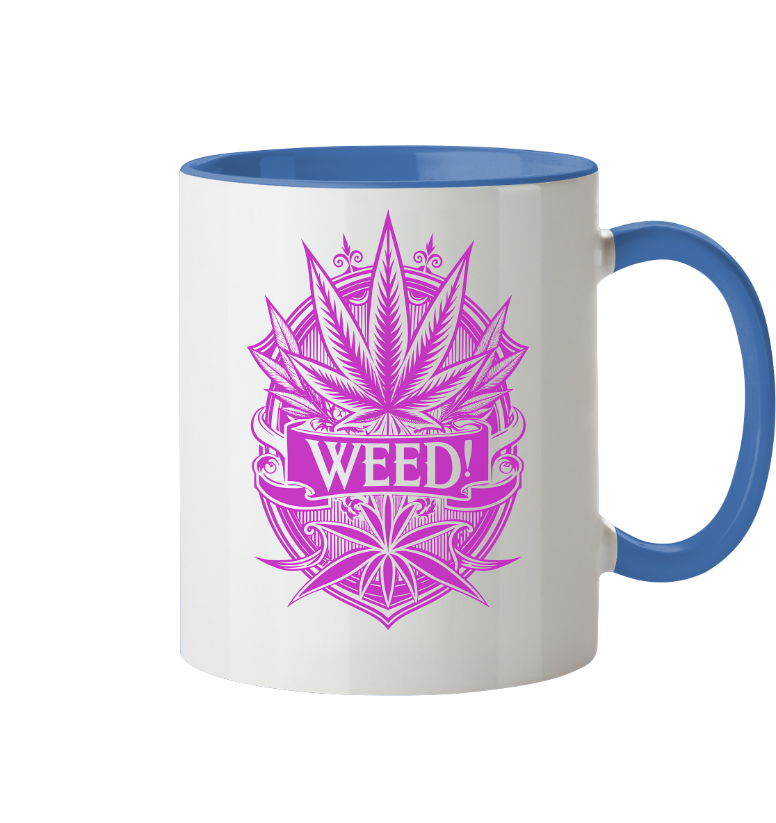 Pink Weed - Tasse zweifarbig