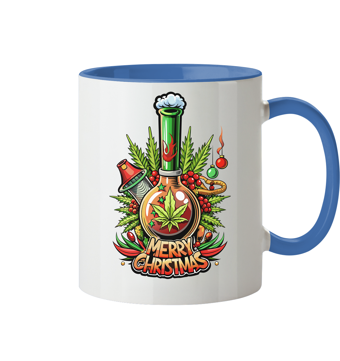 Bong Christmas - Tasse zweifarbig