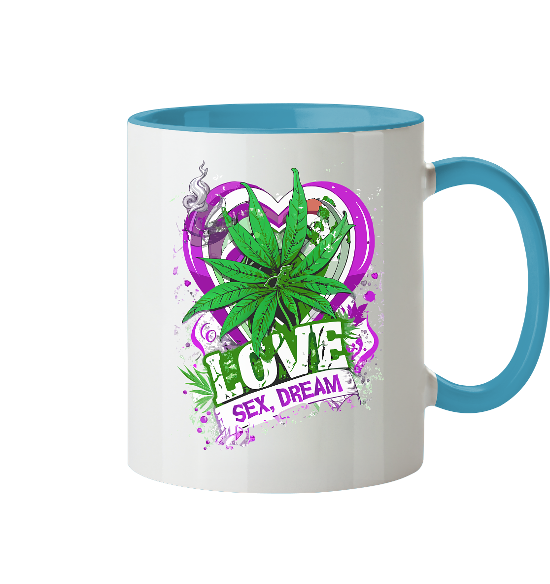 Love S#X Dream - Tasse zweifarbig