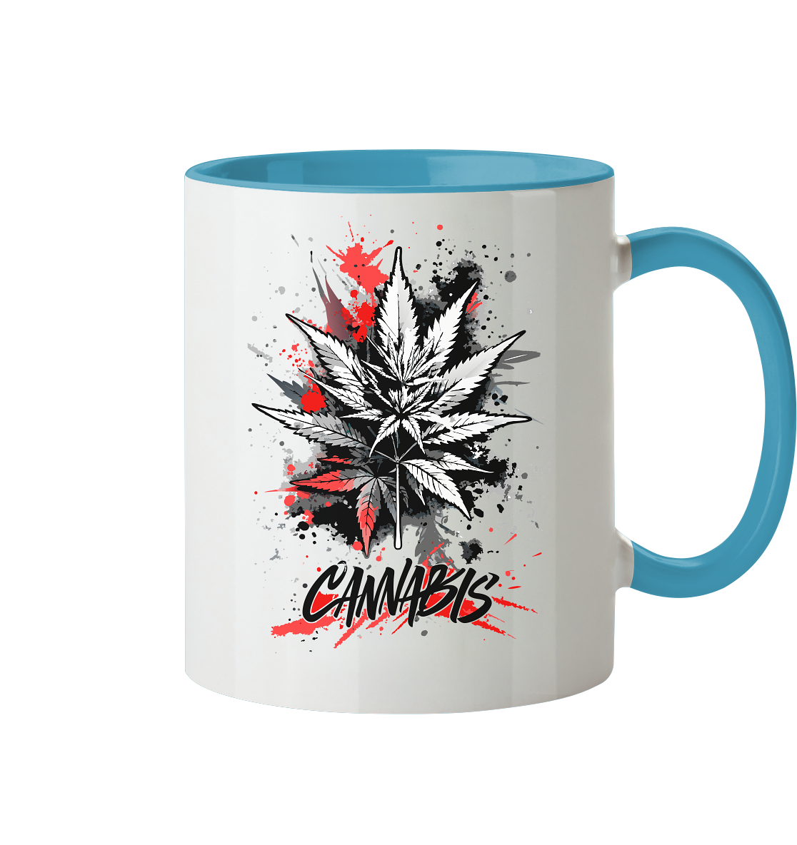 Red Cannabis - Tasse zweifarbig