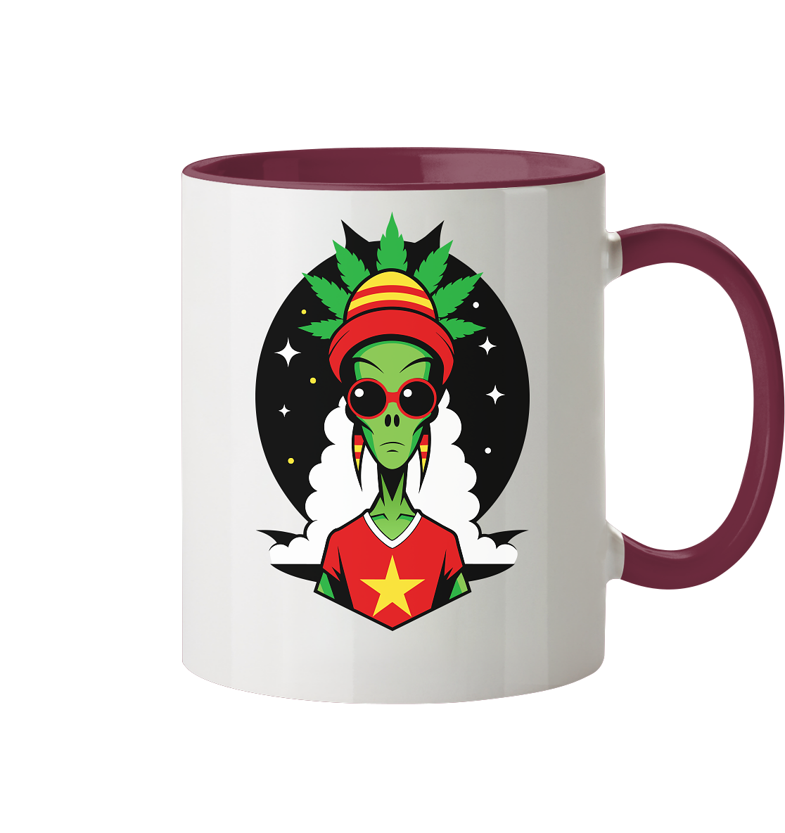 Alien - Tasse zweifarbig