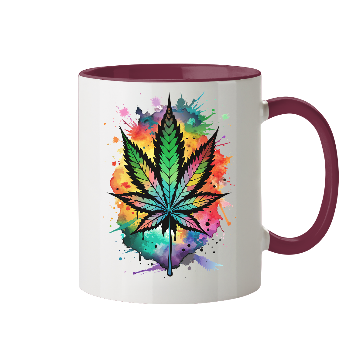 Color Leaf - Tasse zweifarbig