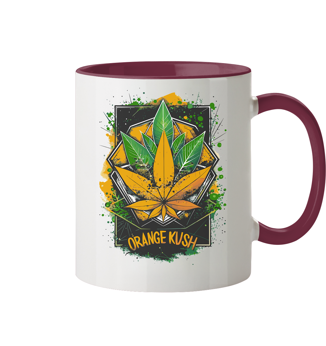 Orange Kush - Tasse zweifarbig