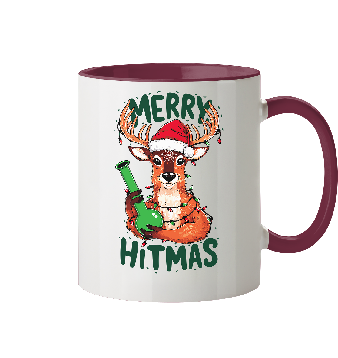 Bong Reindeer - Tasse zweifarbig