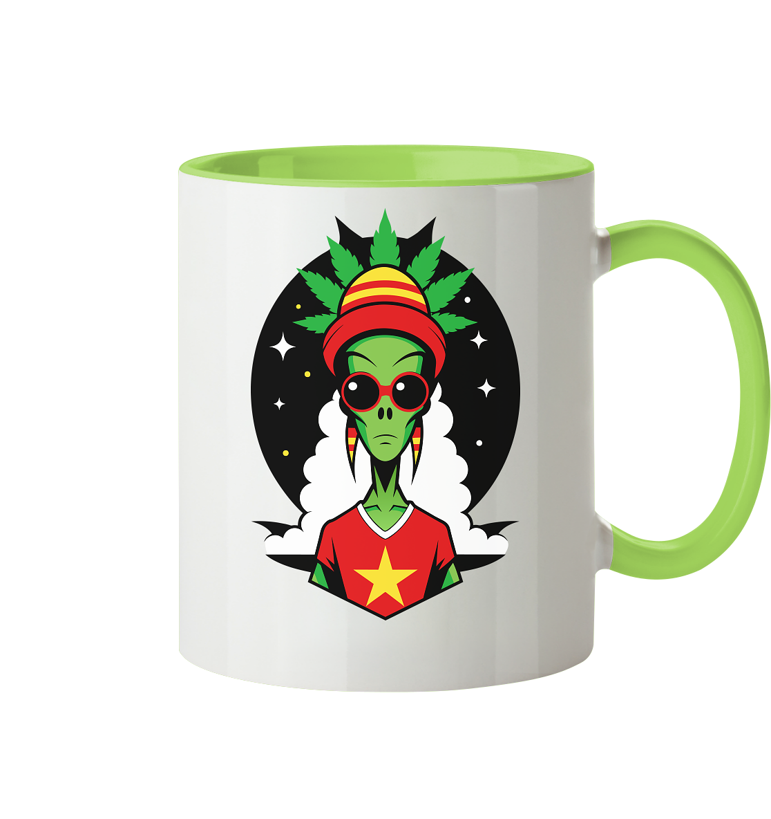 Alien - Tasse zweifarbig