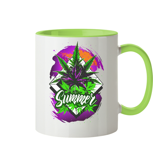 Purple Summer - Tasse zweifarbig