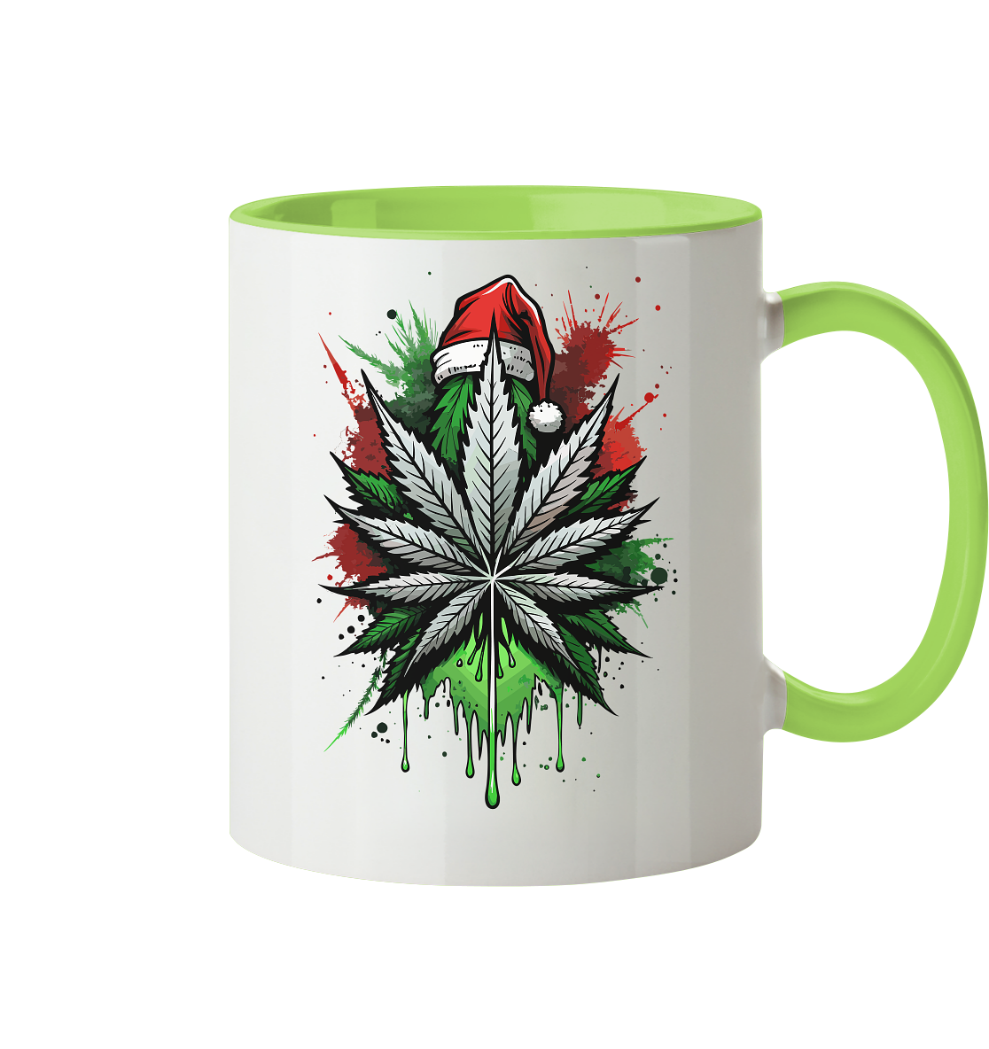 Cap Cannabis - Tasse zweifarbig