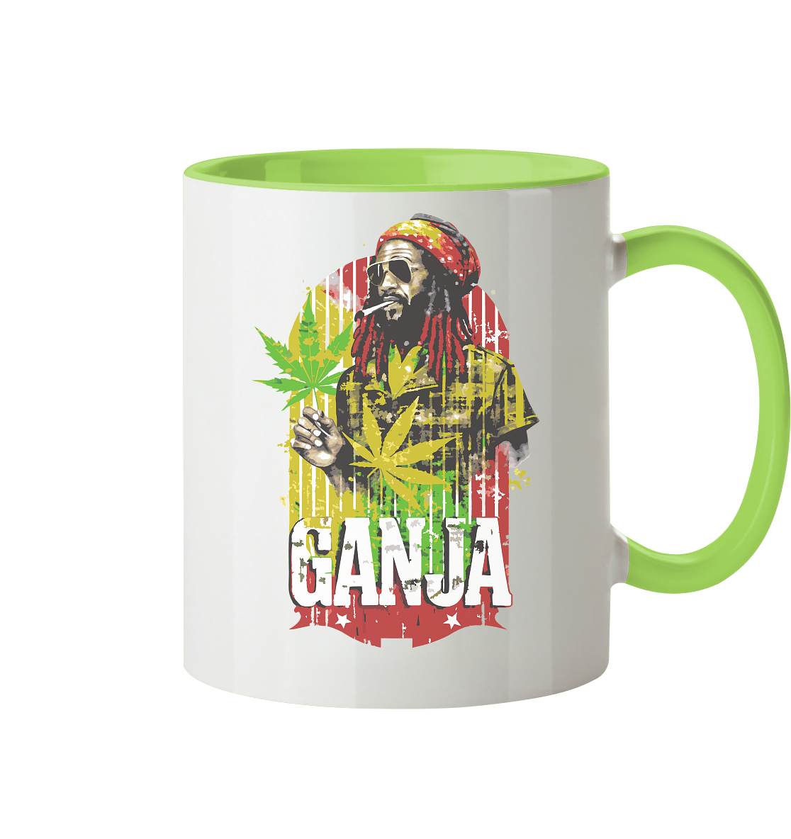 Ganja - Tasse zweifarbig