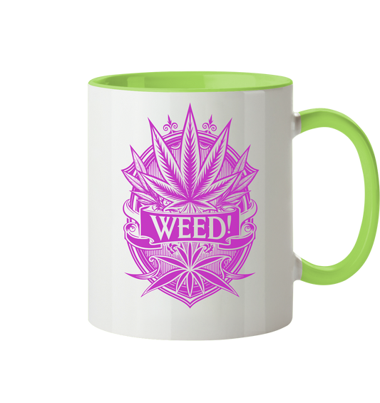 Pink Weed - Tasse zweifarbig