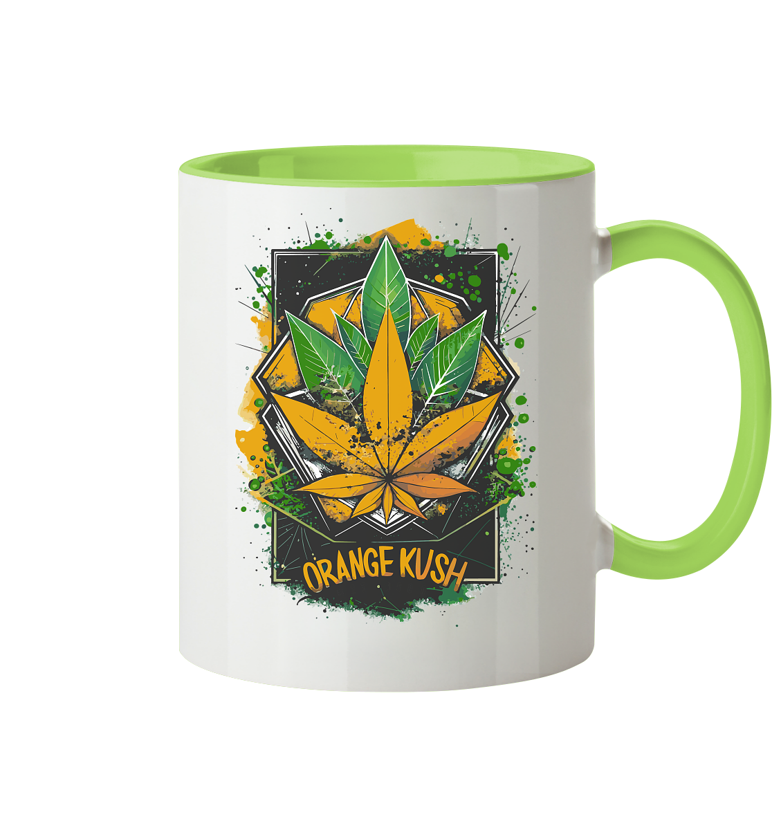 Orange Kush - Tasse zweifarbig