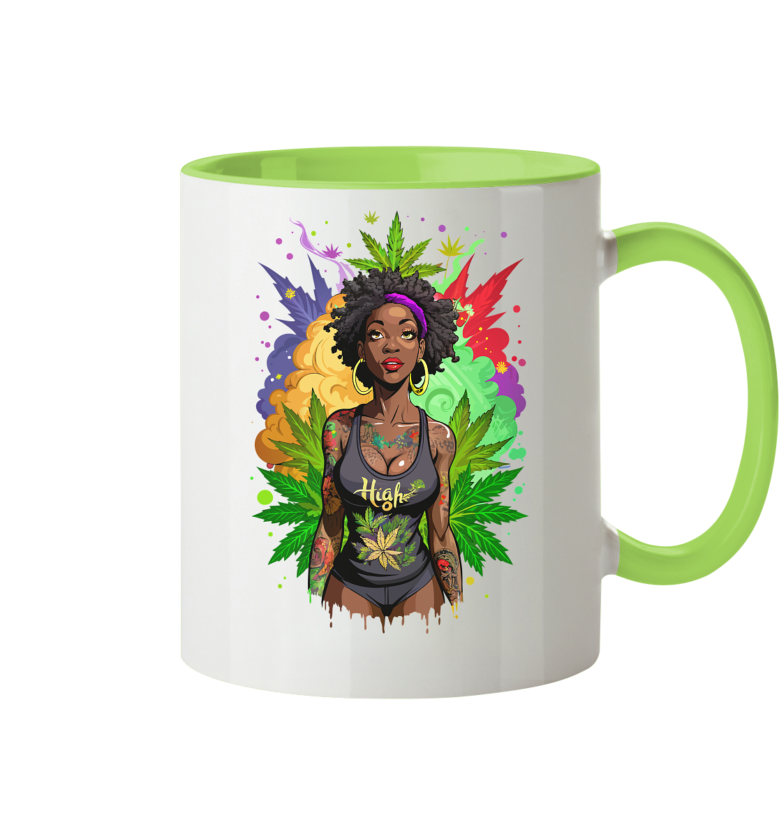 High Girl - Tasse zweifarbig