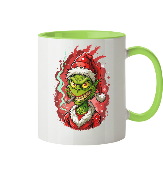 Angry Grinch - Tasse zweifarbig