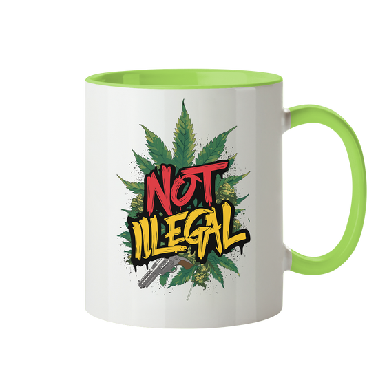 Not Illegal - Tasse zweifarbig