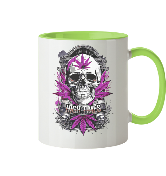 High Times Skull Purple - Tasse zweifarbig