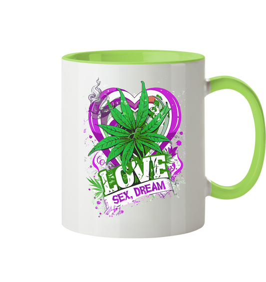 Love S#X Dream - Tasse zweifarbig