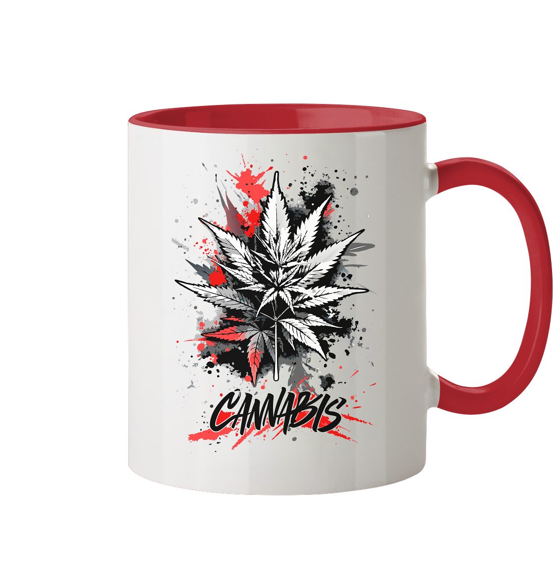 Red Cannabis - Tasse zweifarbig