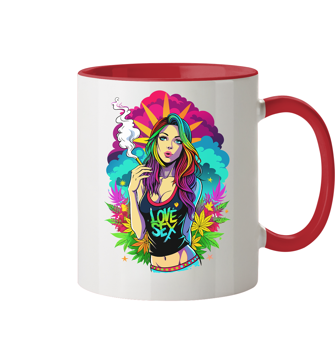 Love S#X - Tasse zweifarbig